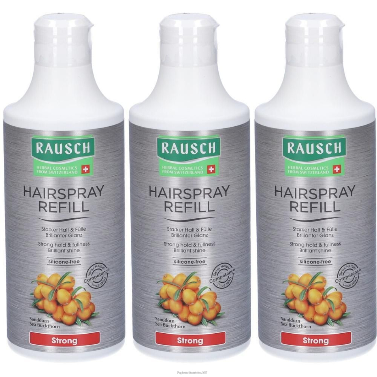 Cerca Offerte di rausch hairspray strong refill non-aerosol 3x400 ml e acquista online