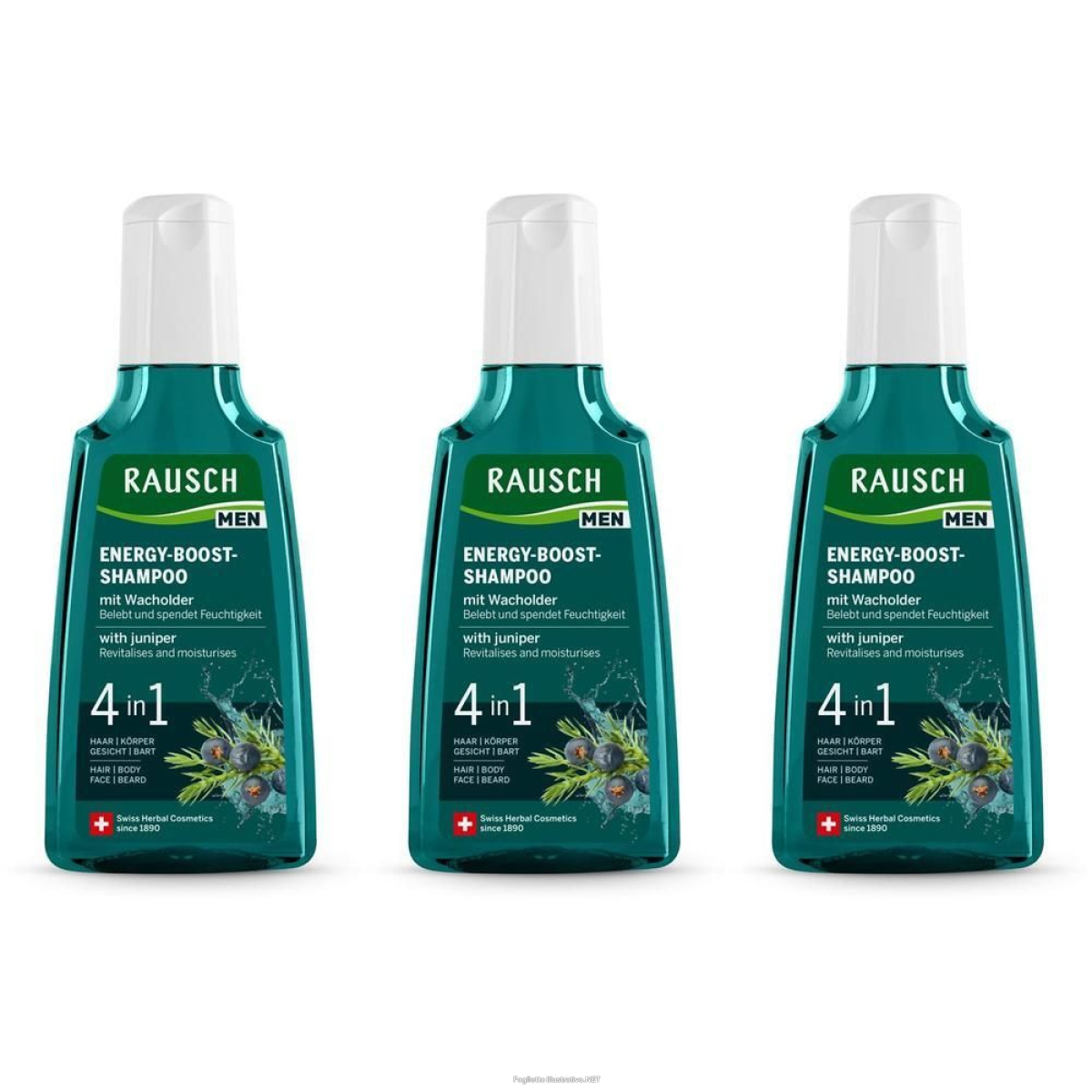 Cerca Offerte di rausch men shampoo energizzante al ginepro 3x200 ml e acquista online