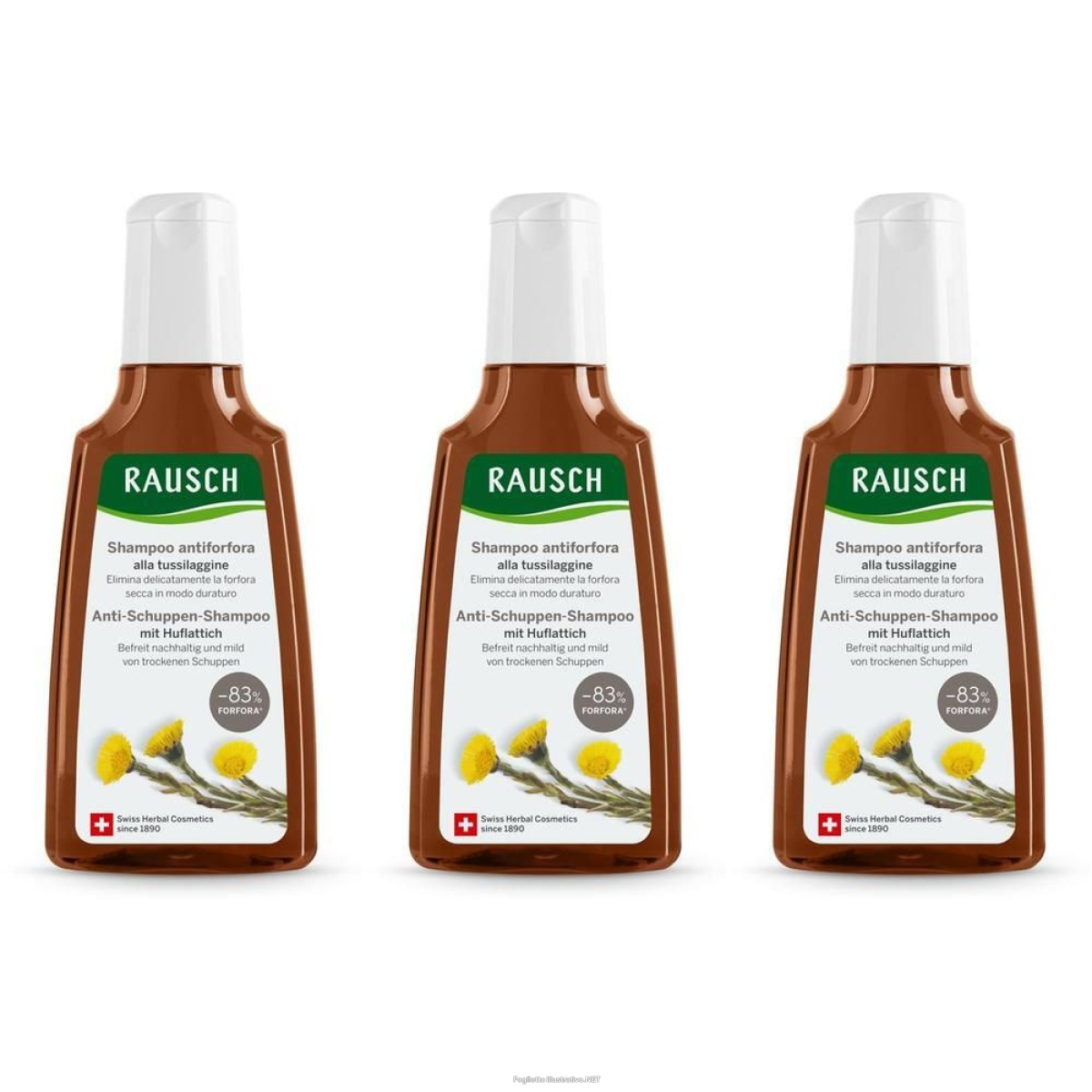 Cerca Offerte di rausch shampoo antiforfora alla tussilaggine 3x200 ml e acquista online