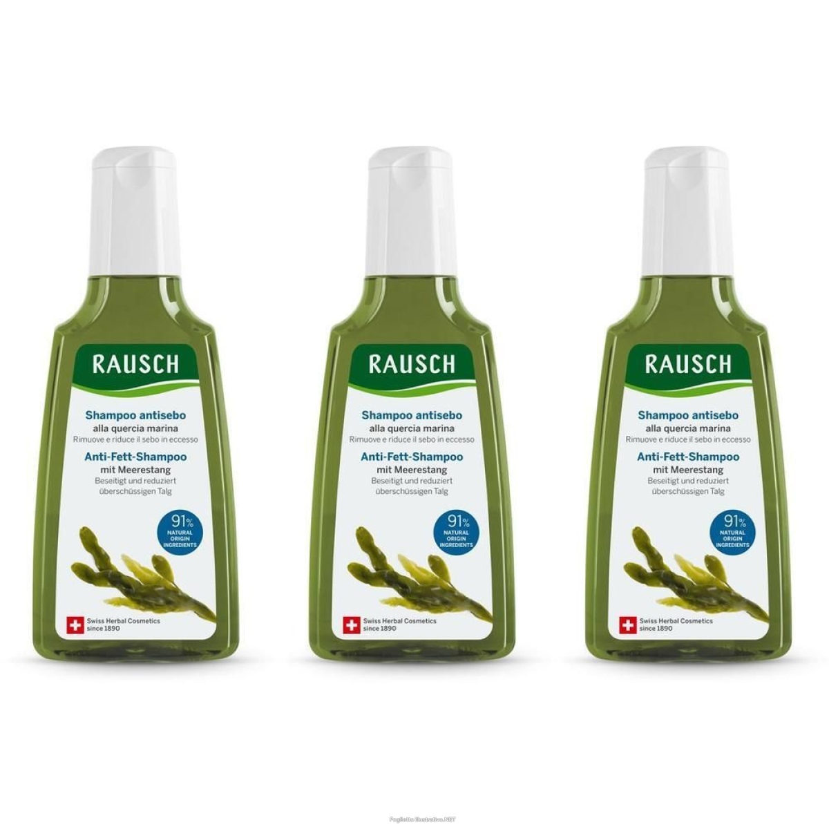 Cerca Offerte di rausch shampoo antisebo alla quercia marina 3x200 ml e acquista online