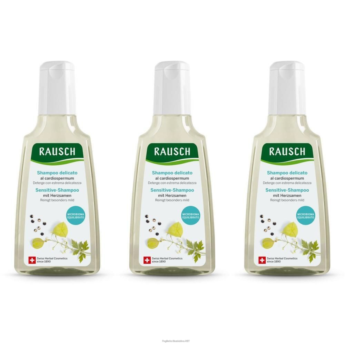 Cerca Offerte di rausch shampoo delicato al cardiospermum 3x200 ml e acquista online