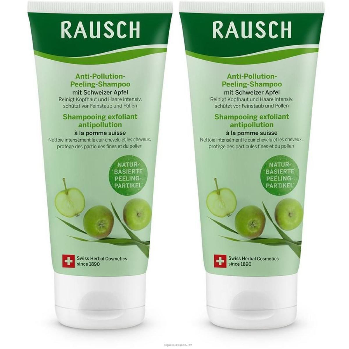 Cerca Offerte di rausch shampoo esfoliante anti-inquinamento con mela svizzera 2x100 ml e acquista online