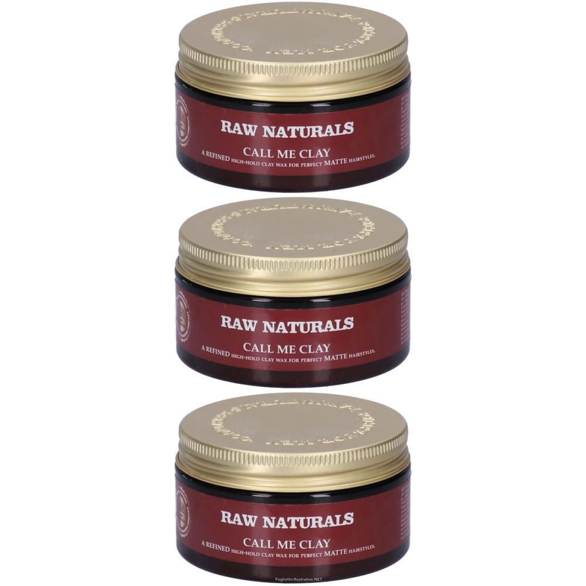 Cerca Offerte di raw naturals call me clay cera capelli 3x100 ml e acquista online
