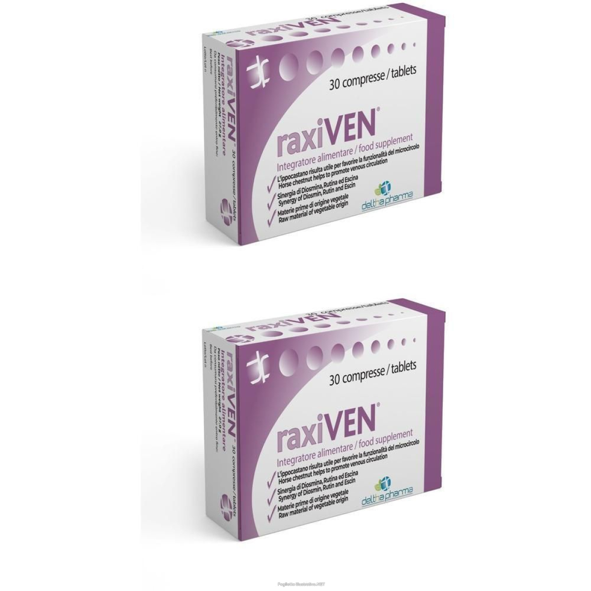 Cerca Offerte di Raxiven 30 Compresse per Gonfiore e la Pesantezza delle Gambe 2x27 g C e acquista online
