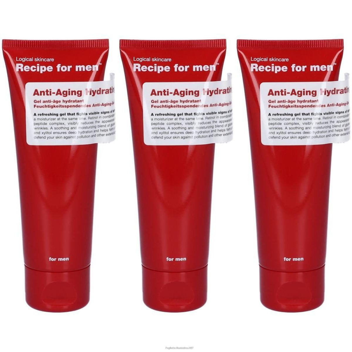 Cerca Offerte di recipe for men anti-aging hydrating gel 3x75 ml e acquista online