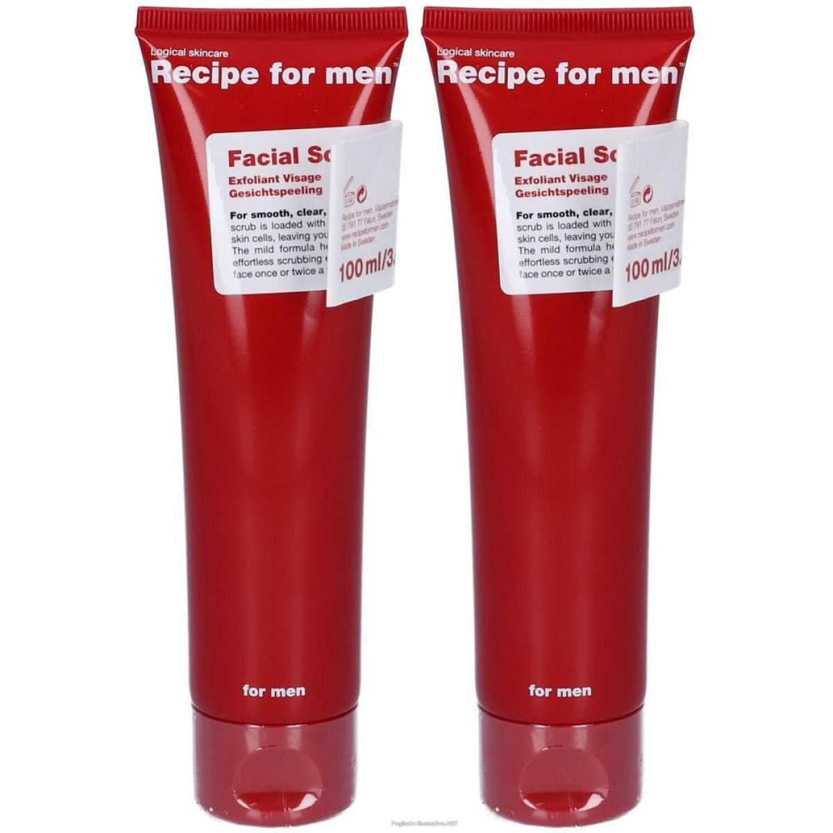 Cerca Offerte di recipe for men scrub viso 2x100 ml e acquista online