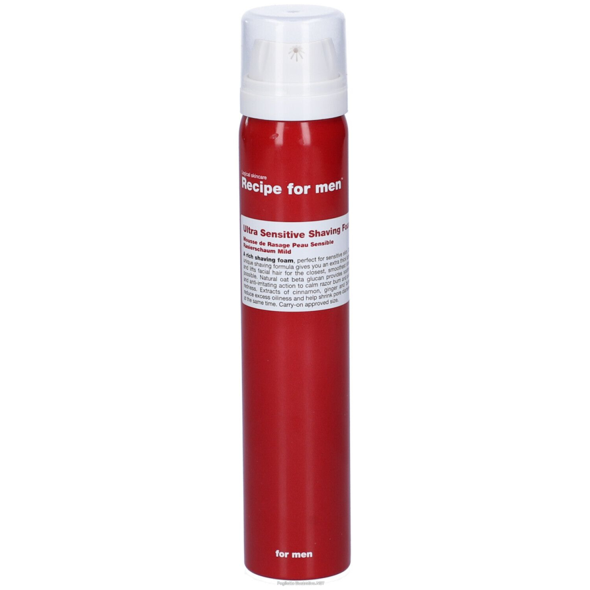 Cerca Offerte di recipe for men ultra sensitive schiuma barba 100 ml da barba e acquista online
