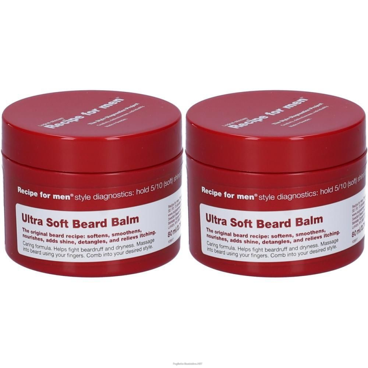 Cerca Offerte di recipe for men ultra soft balsamo barba 2x80 ml e acquista online