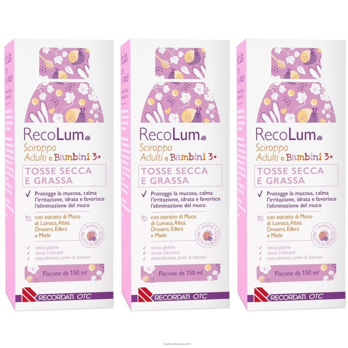 Cerca Offerte di recolum sciroppo tosse adulti-bambini 150 ml 3x150 ml e acquista online