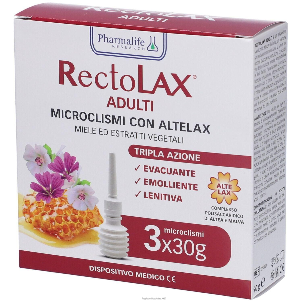 Cerca Offerte di rectolax microclisma adulti 30 gr 3 pezzi 4x3x30 g clistere e acquista online