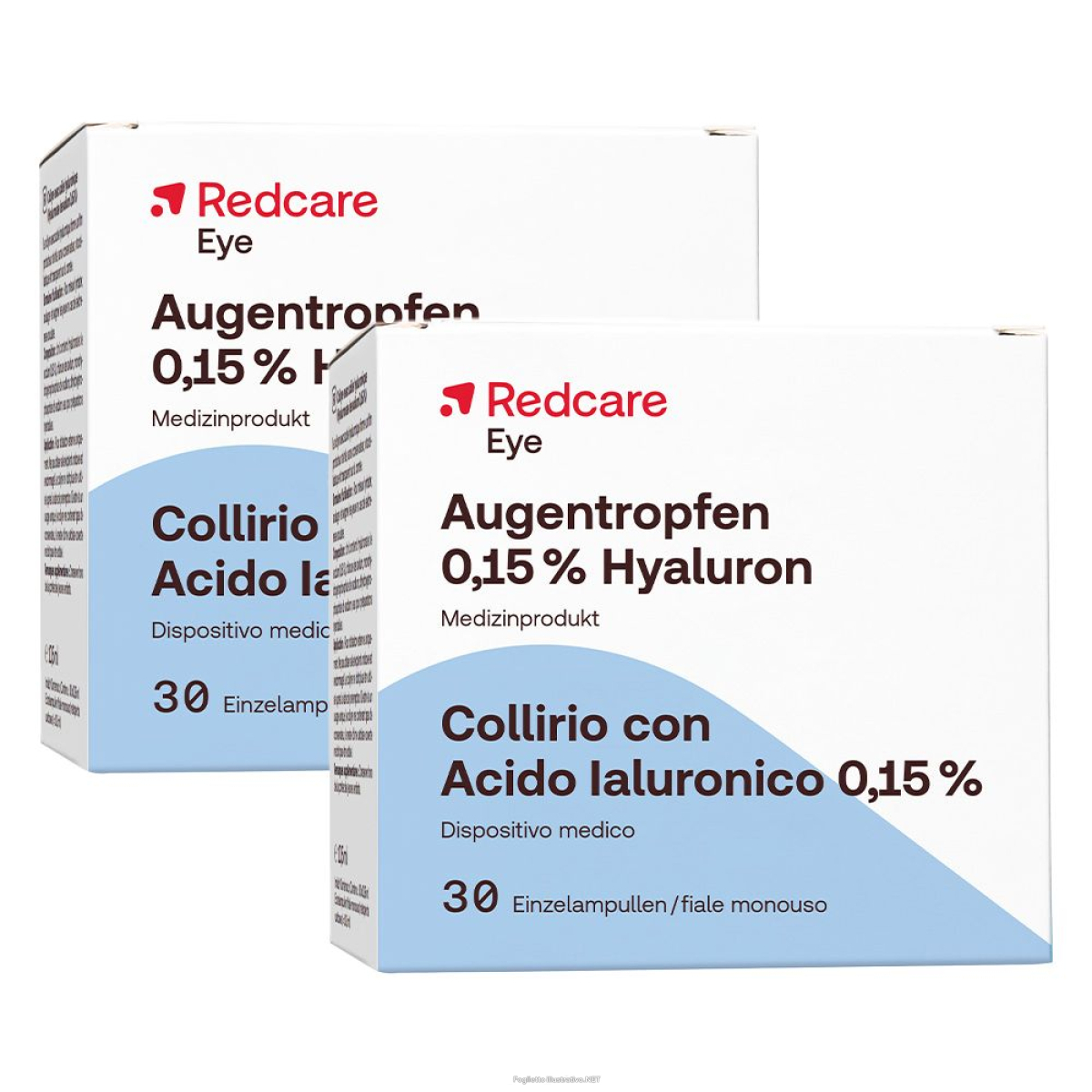 Cerca Offerte di redcare collirio con ialuronato di sodio 0,15% set da 2 - risparmia il e acquista online