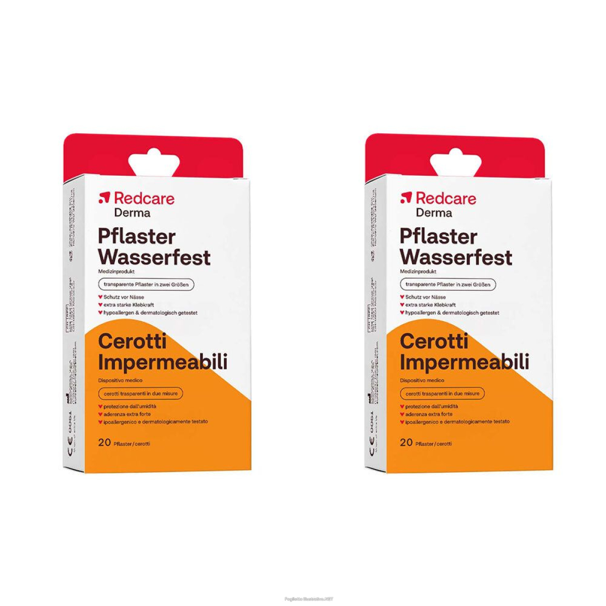 Cerca Offerte di redcare derma cerotti impermeabili 2x20 pz cerotto e acquista online