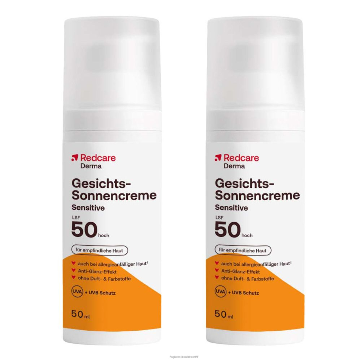 Cerca Offerte di redcare derma crema solare viso sensitive spf 50 2x50 ml solare e acquista online