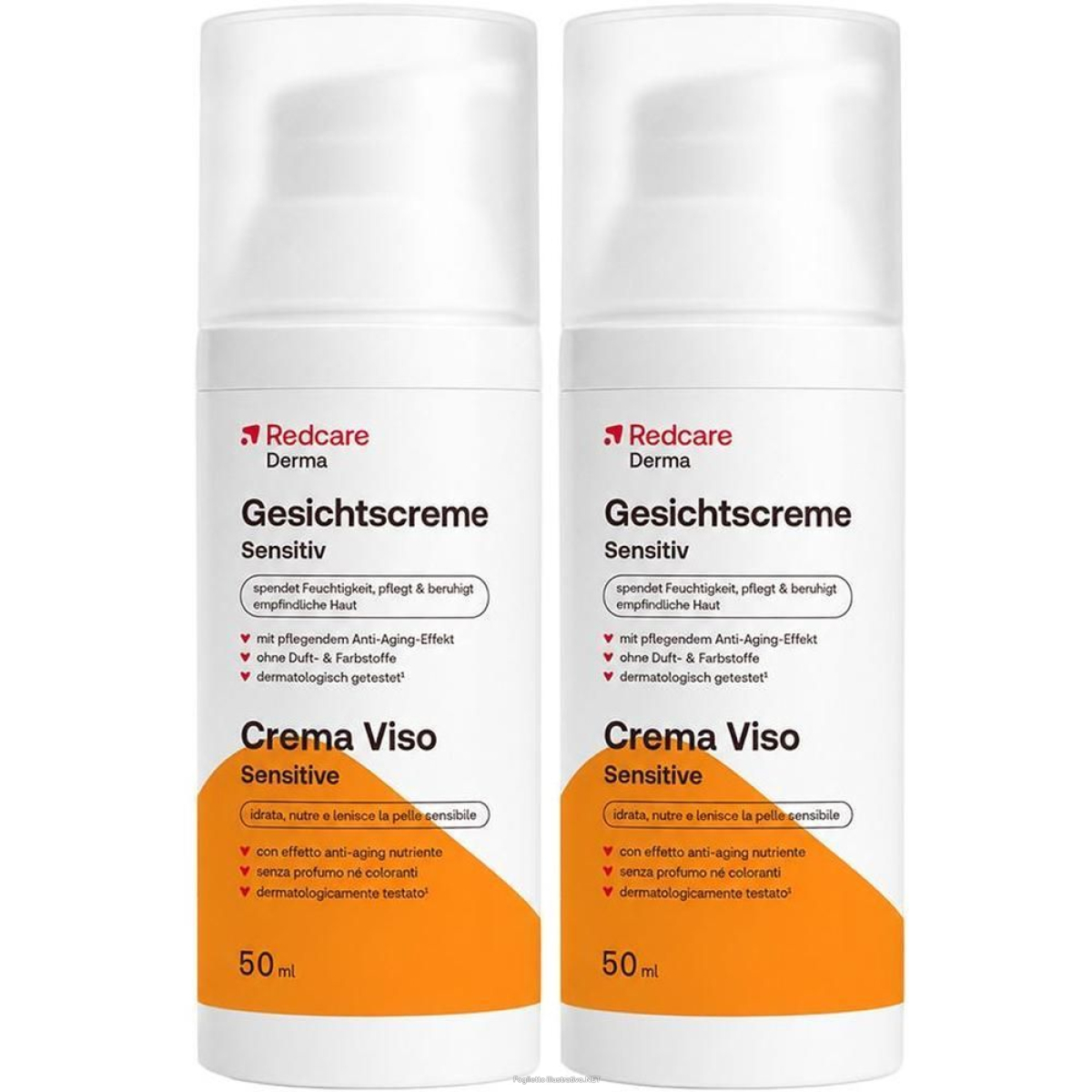 Cerca Offerte di redcare derma crema viso sensitive 2x50 ml e acquista online