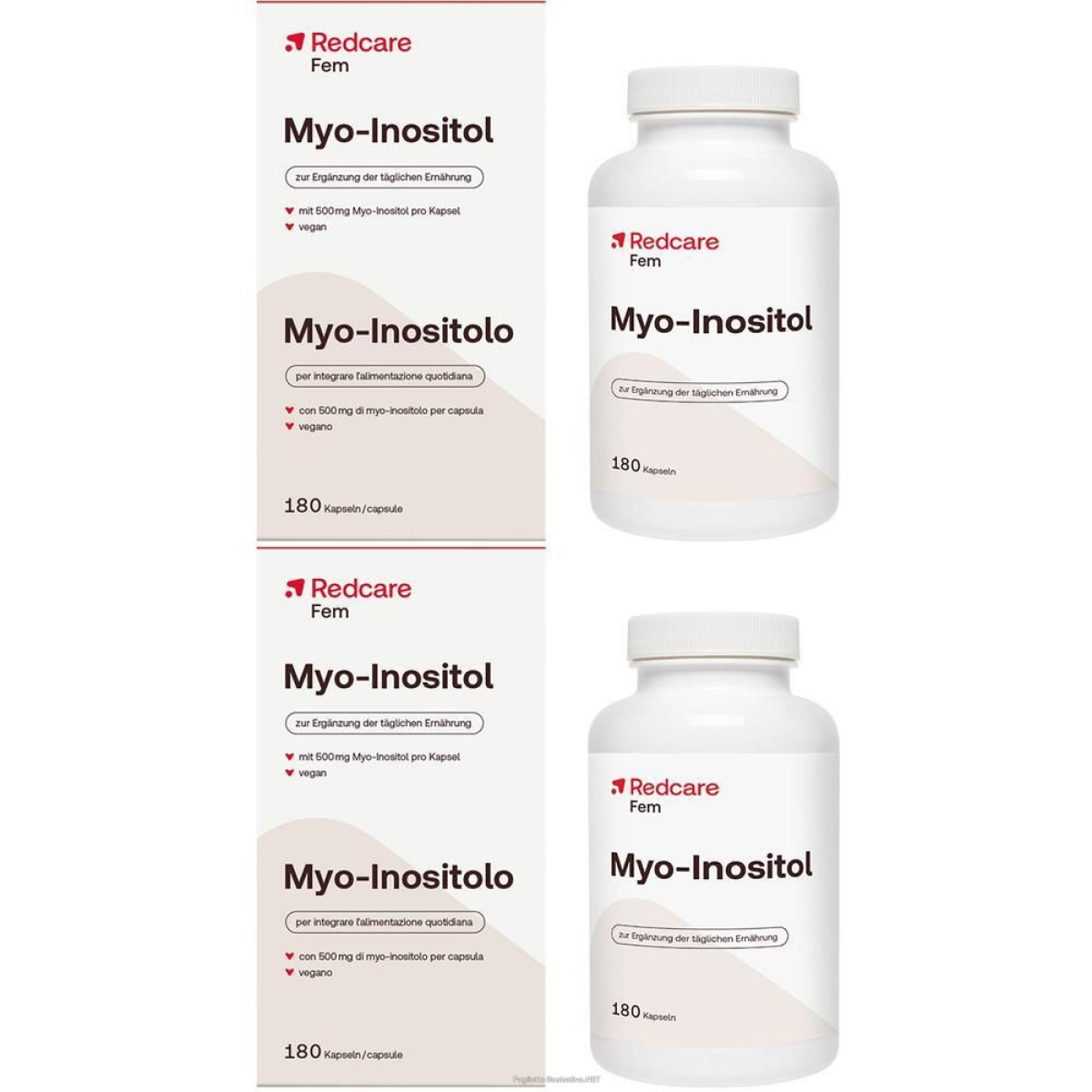 Cerca Offerte di redcare fem myo-inositolo 2x180 pz capsule e acquista online
