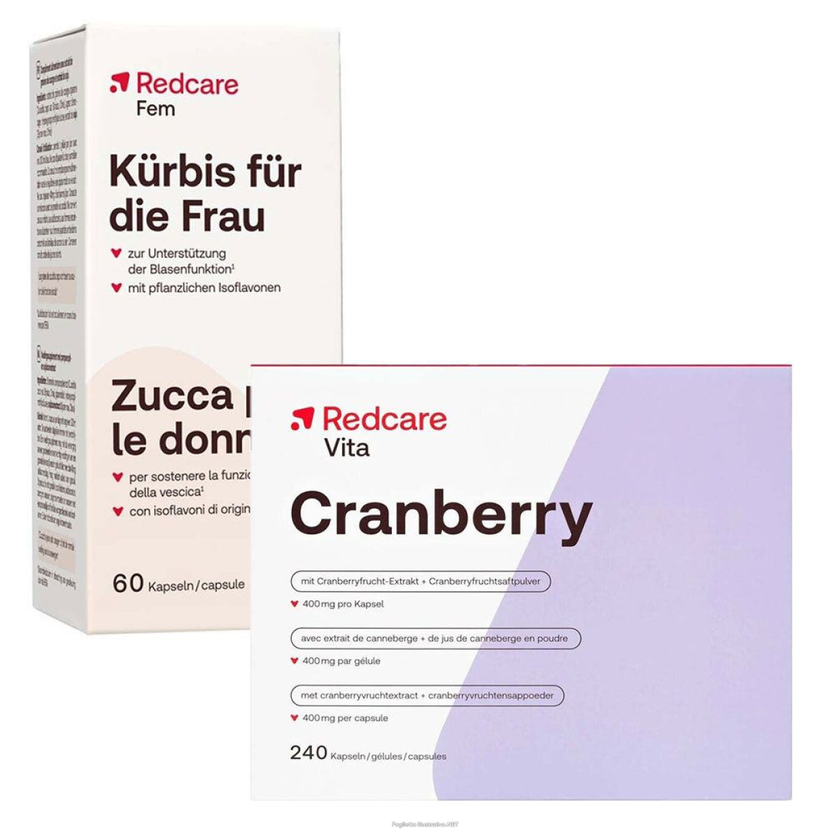 Cerca Offerte di redcare fem zucca per le donne + vita cranberry capsule - risp e acquista online