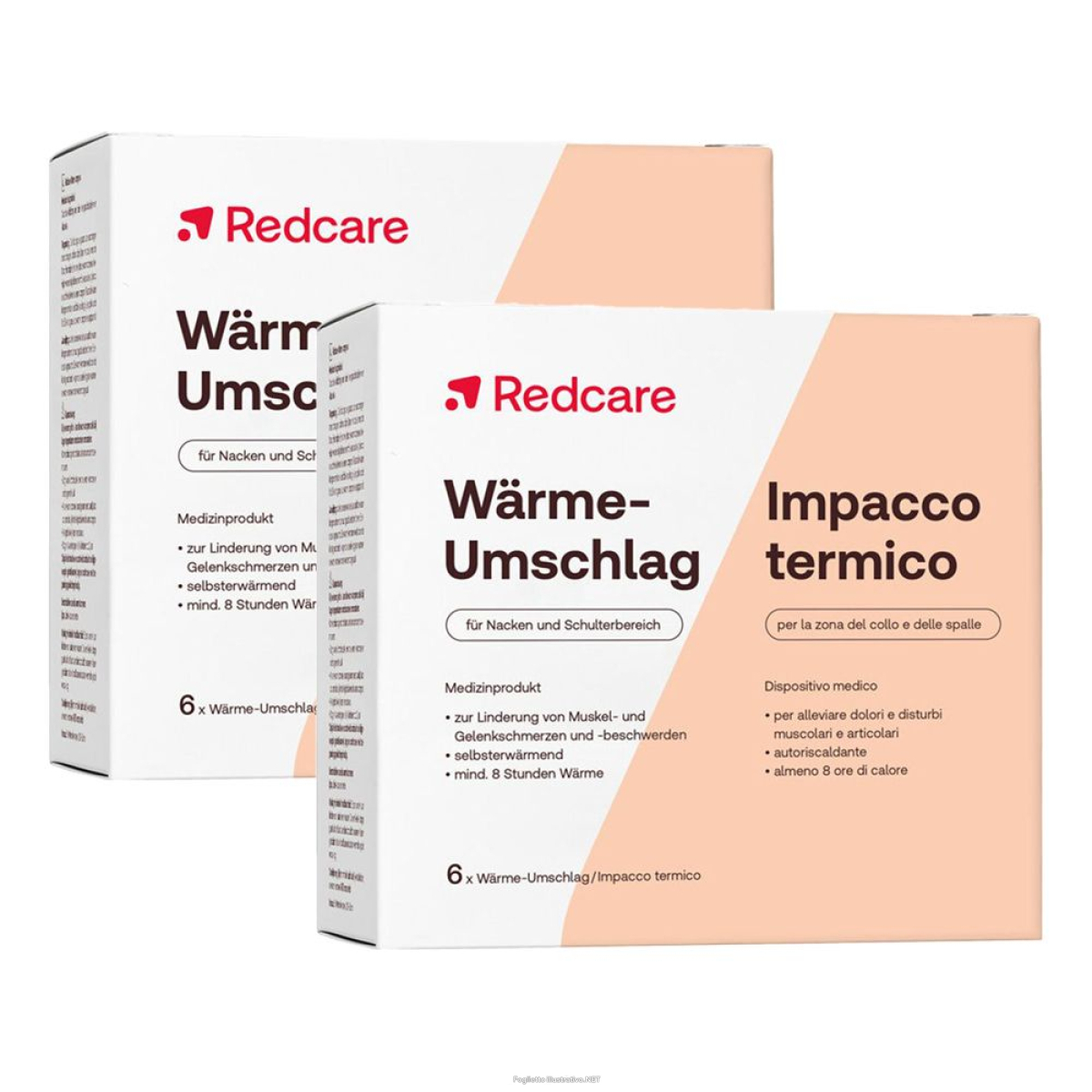 Cerca Offerte di redcare impacco termico set da 2 2x6 pz cerotto e acquista online