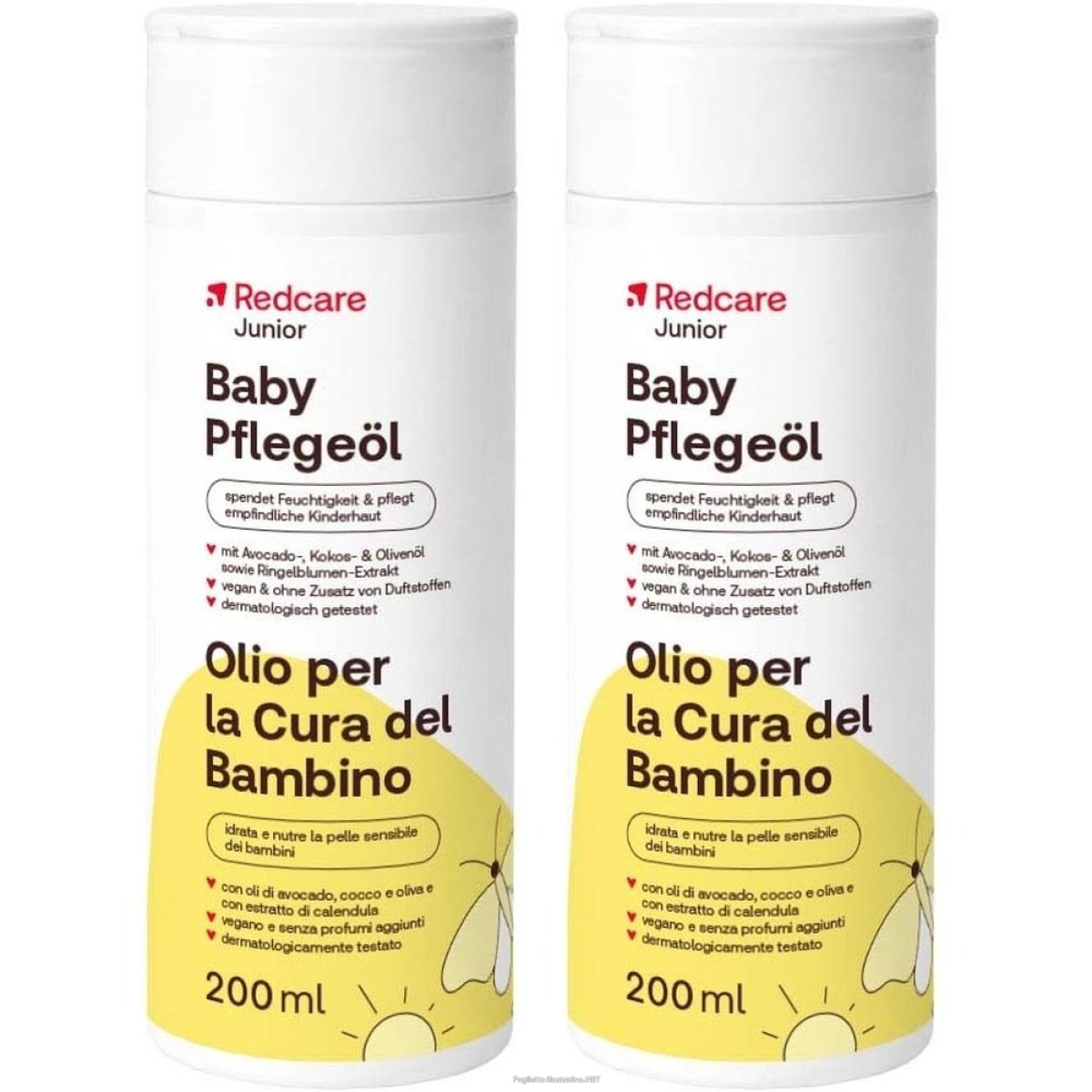 Cerca Offerte di redcare junior olio per la cura del bambino 2x200 ml e acquista online