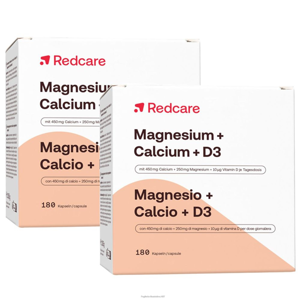 Cerca Offerte di redcare magnesio + calcio d3 set da 2 - risparmia il 30% con codi e acquista online