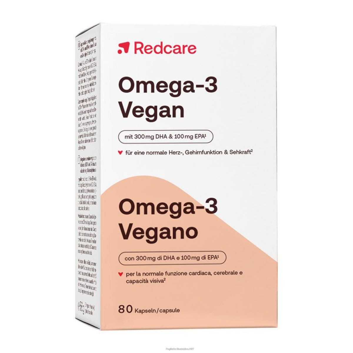 Cerca Offerte di redcare omega 3 vegano - risparmia il 30% con codice: redbw25 80 pz e acquista online