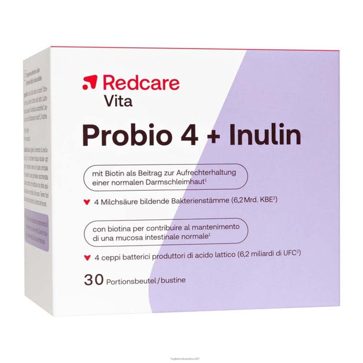 Cerca Offerte di redcare probio 4 + inulina - risparmia il 30% con codice: redbw25 3 e acquista online