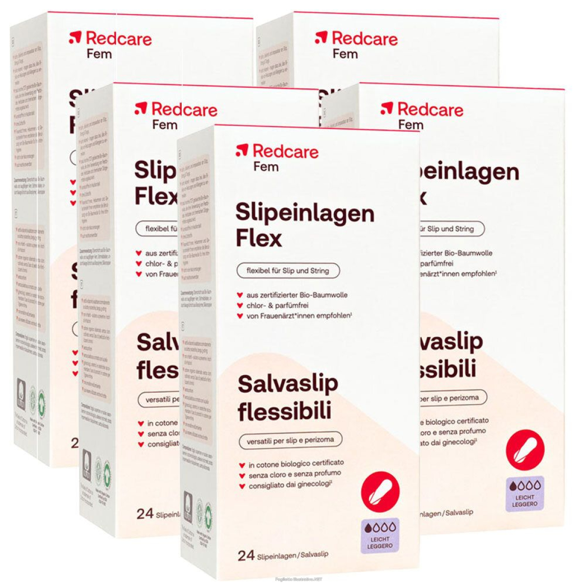 Cerca Offerte di redcare slipeinlagen flex 5x24 pz assorbenti e acquista online