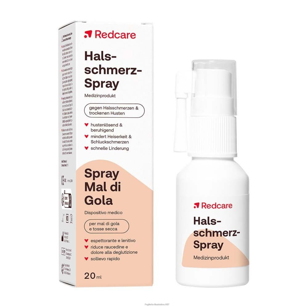 Cerca Offerte di redcare spray mal di gola 20 ml e acquista online