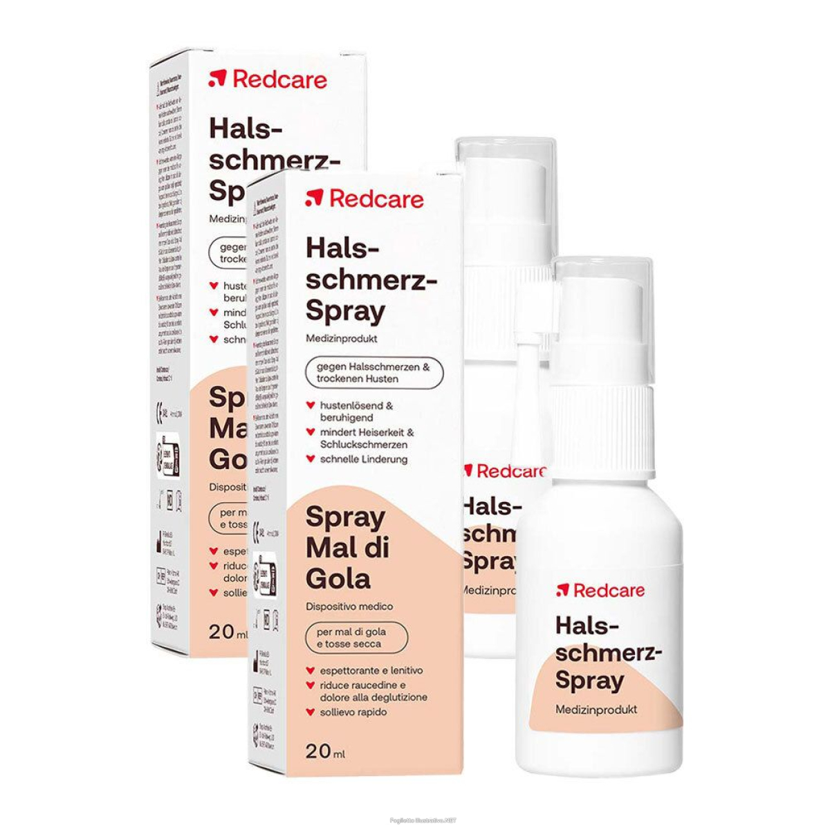 Cerca Offerte di redcare spray mal di gola 2x20 ml e acquista online