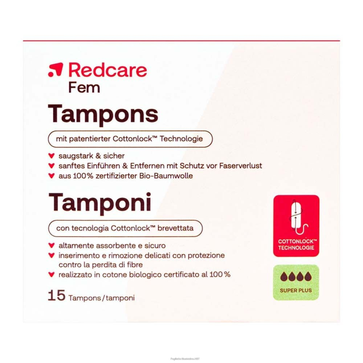 Cerca Offerte di redcare tamponi super plus - risparmia il 30% con codice: redbw25 1 e acquista online