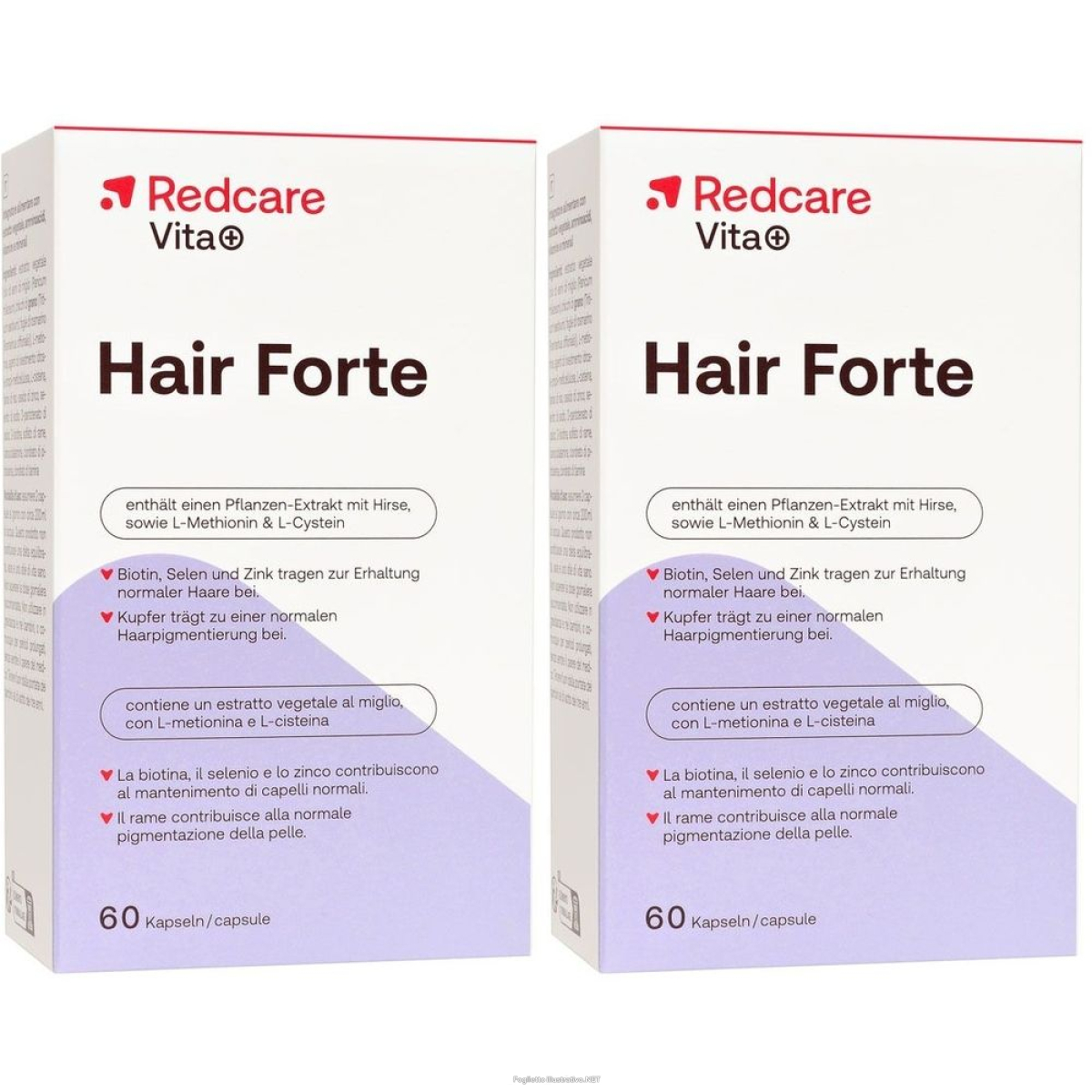 Cerca Offerte di redcare vita+ hair forte set da 2 - risparmia il 30% con codice: re e acquista online