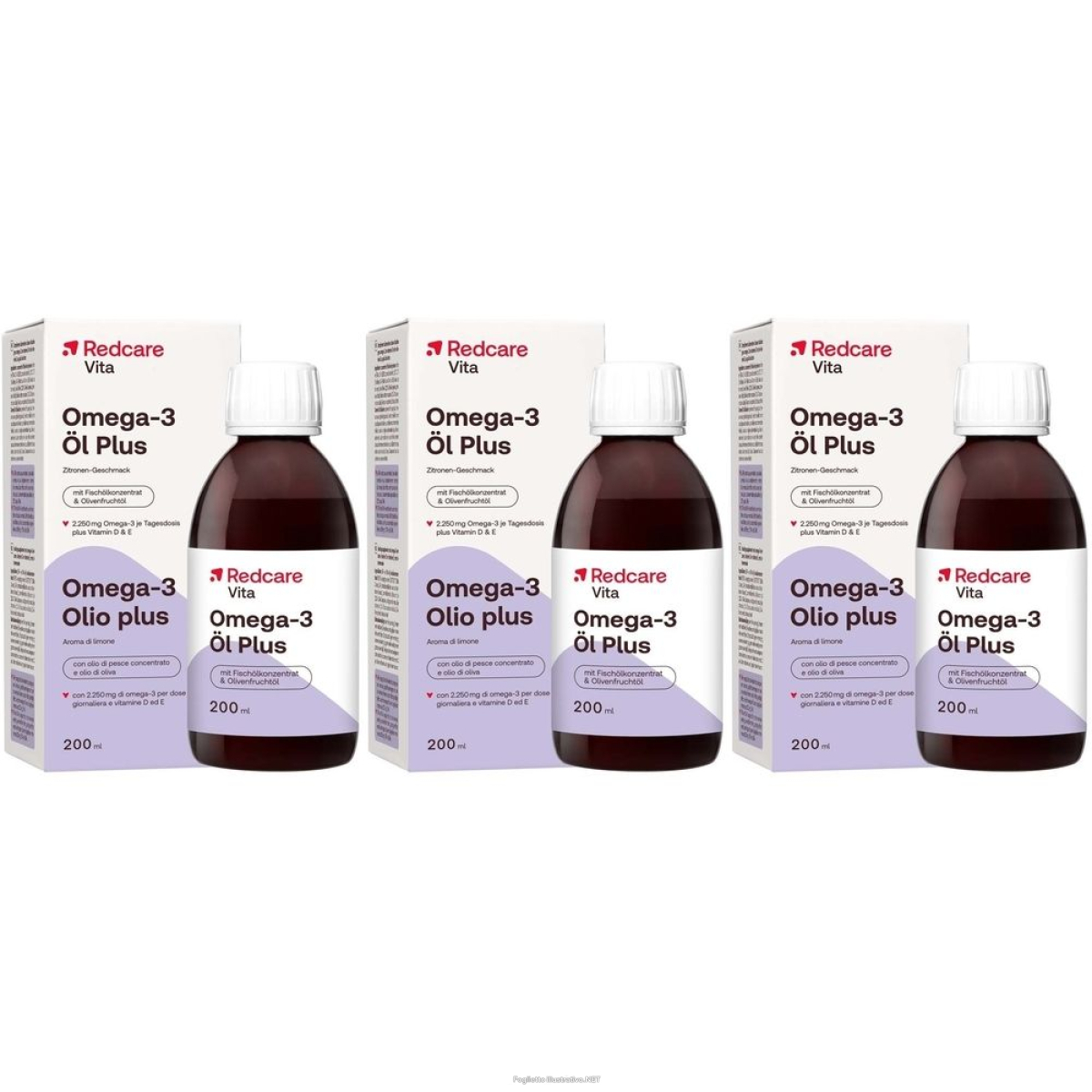 Cerca Offerte di redcare vita omega-3 olio plus 3x200 ml e acquista online