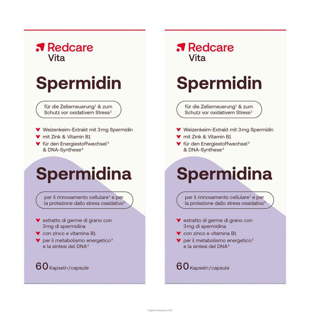 Cerca Offerte di redcare vita spermidina 2x60 pz capsule e acquista online