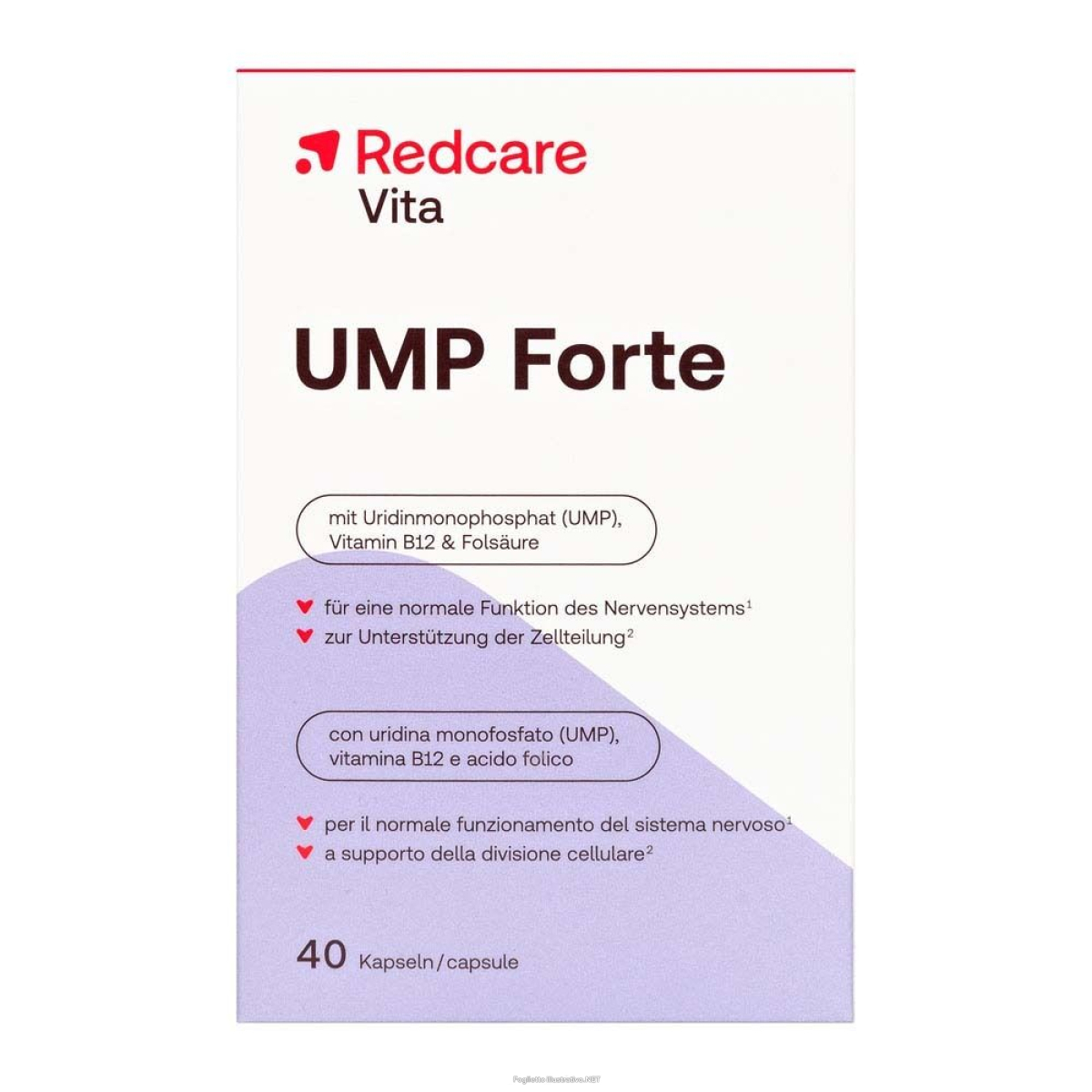 Cerca Offerte di redcare vita ump forte 40 capsule - risparmia il 30% con codice: re e acquista online