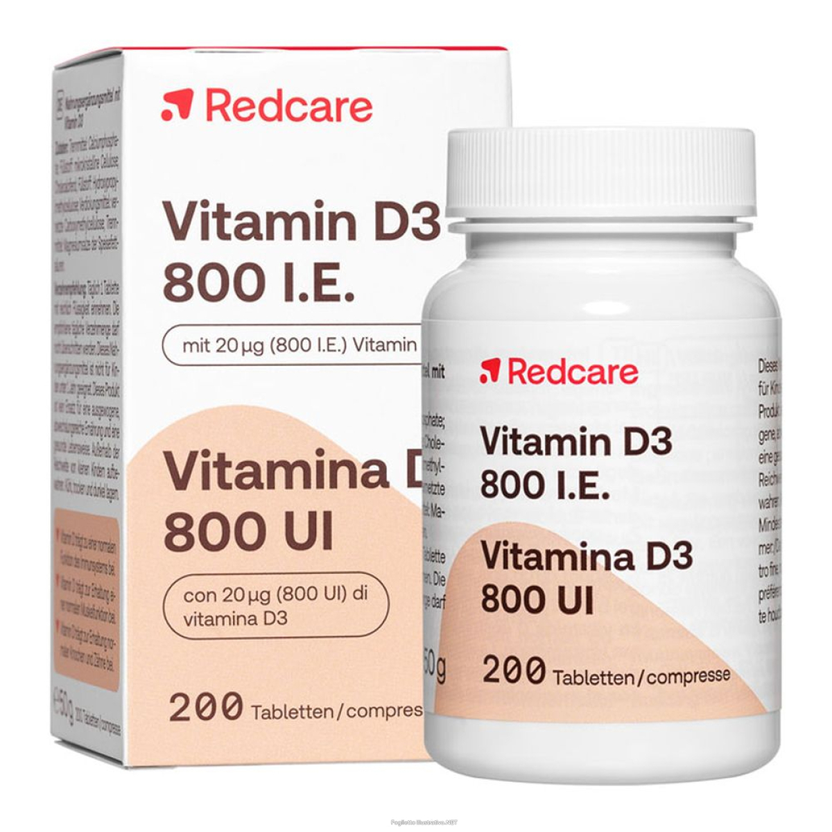 Cerca Offerte di redcare vitamina d3 800 u.i. - risparmia il 30% con codice: redbw25 e acquista online