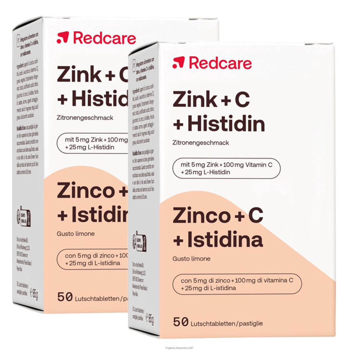 Cerca Offerte di redcare zinco + vitamina c istidina set da 2 - risparmia il 30% con e acquista online