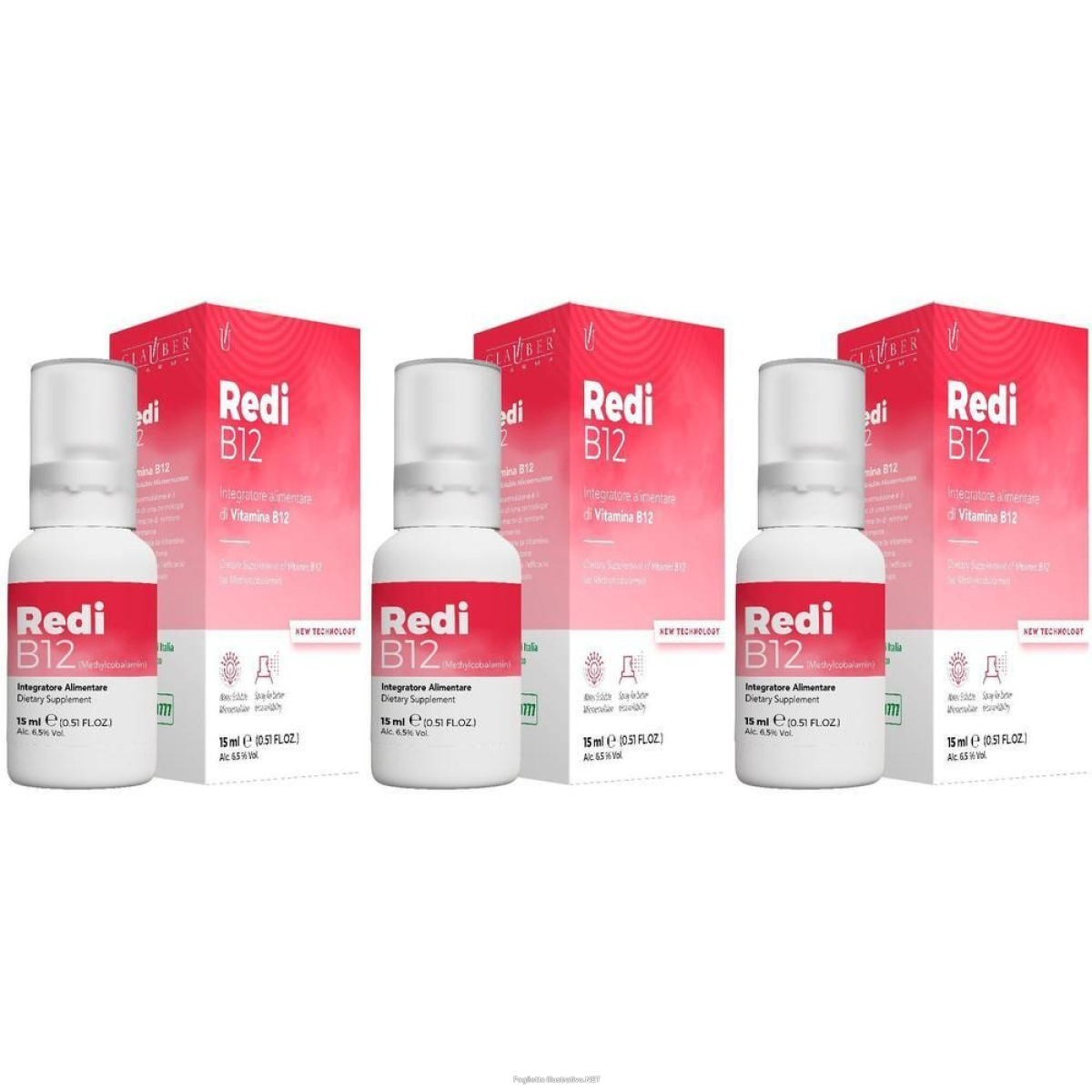 Cerca Offerte di redi-b12 spray glauber 3x15 ml orale e acquista online