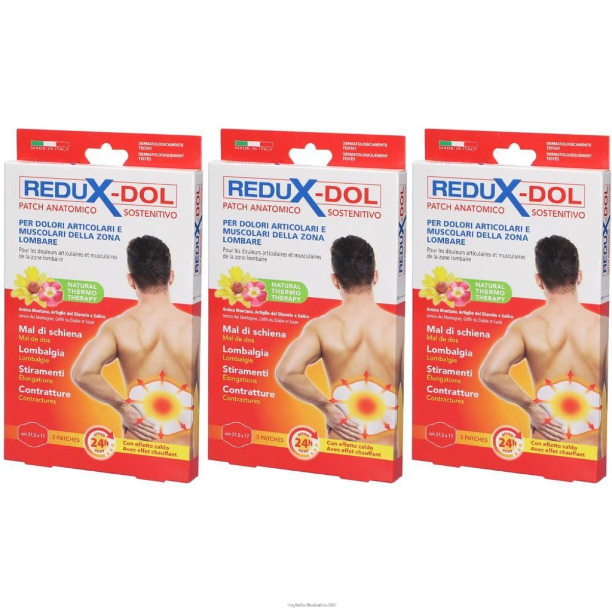 Cerca Offerte di redux-dol patch dolori lombari anatomico sostenitivo 3x3 st e acquista online