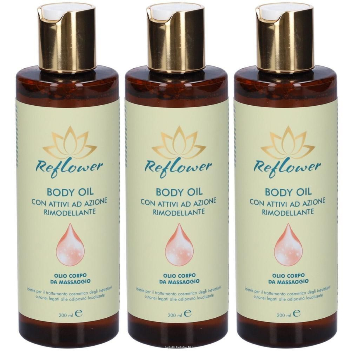 Cerca Offerte di reflower body oil rimodellante 3x200 ml e acquista online