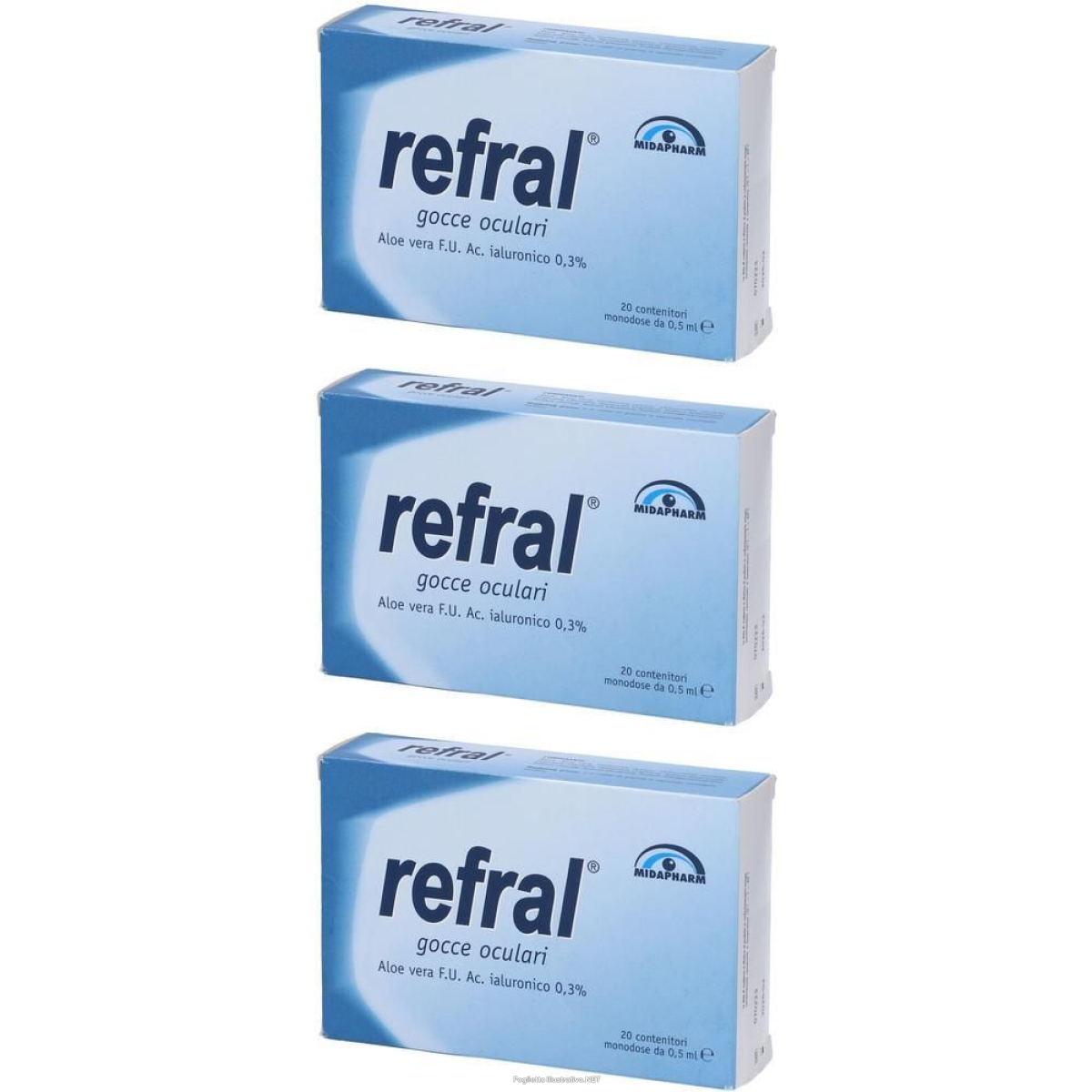 Cerca Offerte di refral monodose gocce oculari 20 contenitori da 0,5 ml 3x10 ml e acquista online