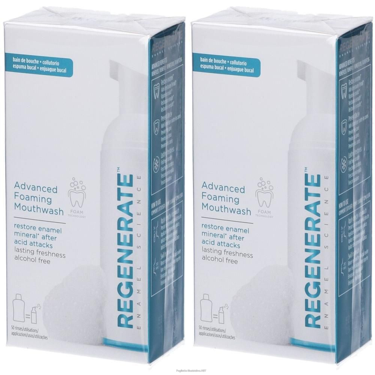 Cerca Offerte di regenerate advanced cleansing mouth foam 2x50 ml schiuma e acquista online