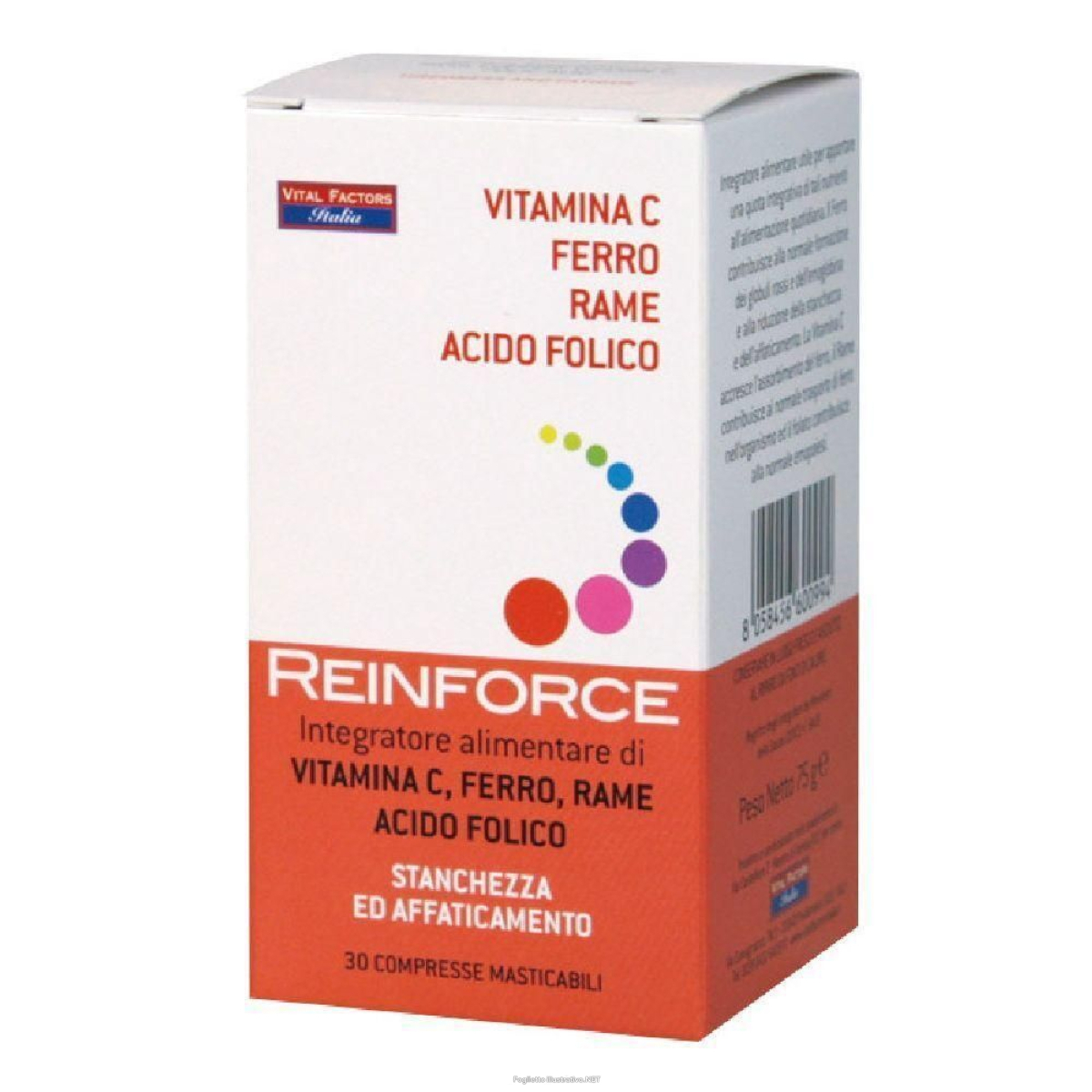 Cerca Offerte di reinforce ferro + rame vitamina c 30 compresse masticabili 4x30 pz e acquista online