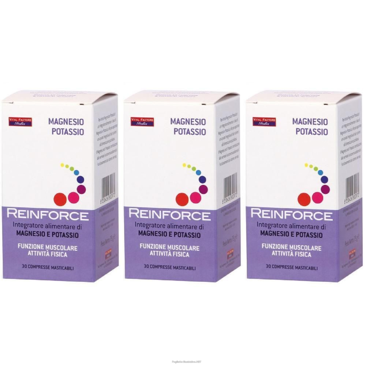 Cerca Offerte di reinforce magnesio + potassio 30 compresse masticabili 3x30 pz compres e acquista online