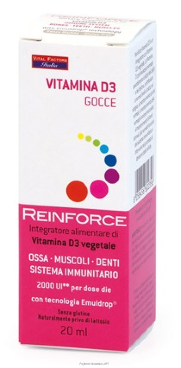 Cerca Offerte di reinforce vitamina d3 gtt 20ml e acquista online