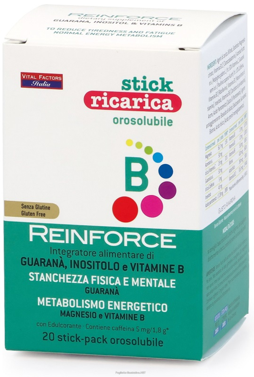 Cerca Offerte di reinforce vitamine b orosolubile ricarica 20 stick e acquista online