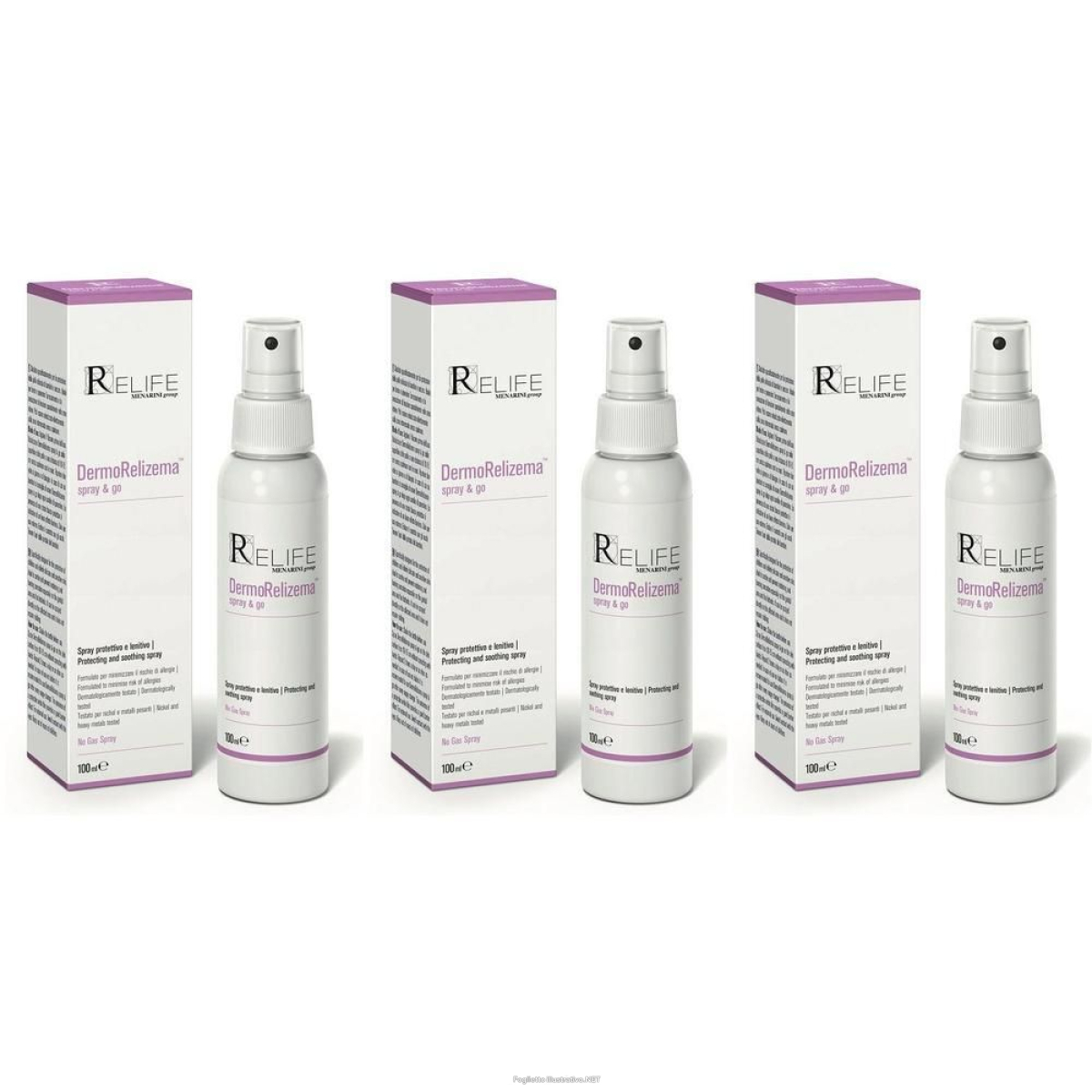 Cerca Offerte di relife dermorelizema spray & go 3x100 ml e acquista online