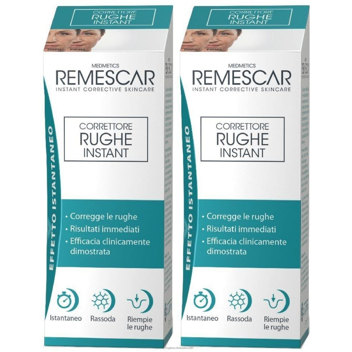 Cerca Offerte di remescar correttore rughe instant set da 2 2x8 ml concentrato e acquista online