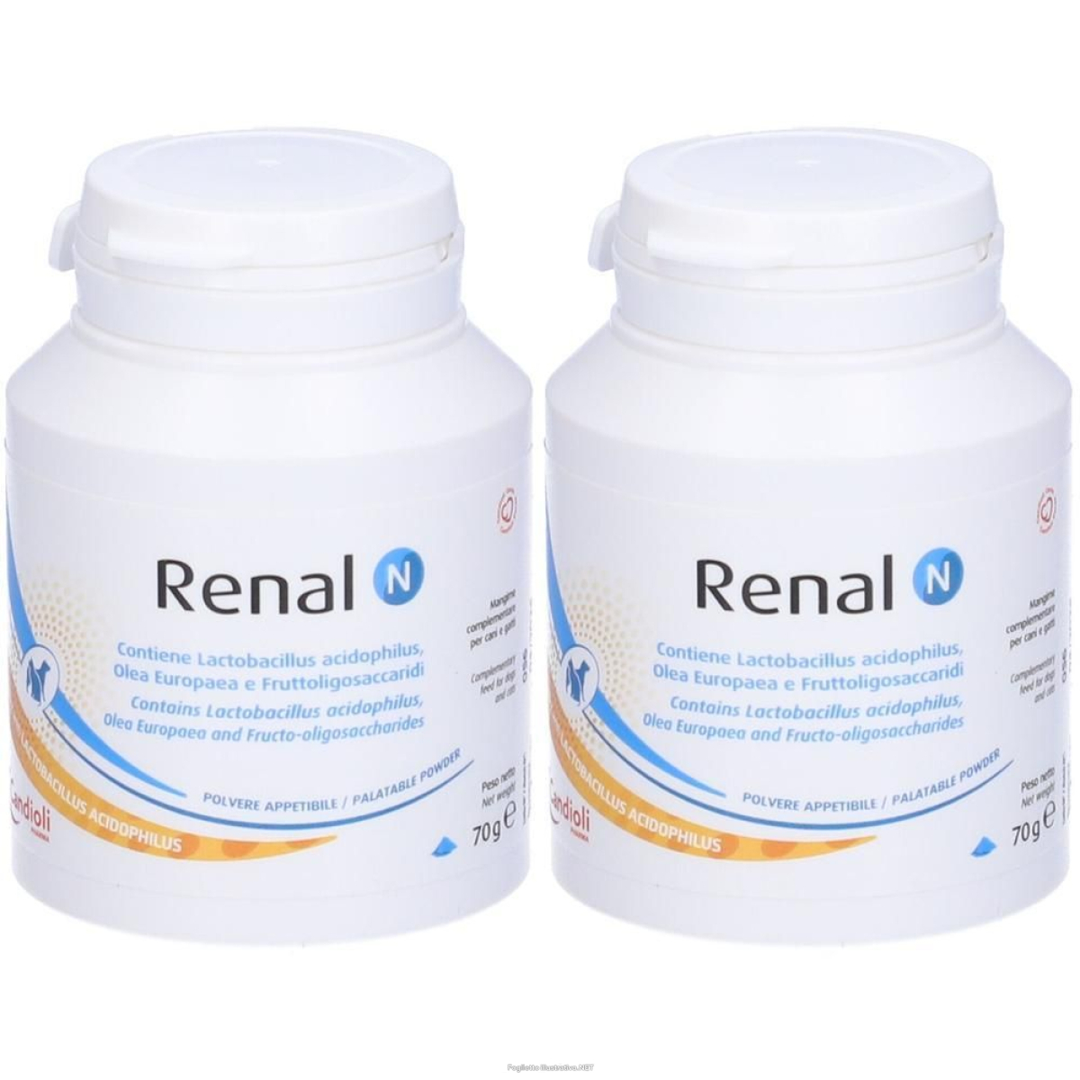 Cerca Offerte di renal n mangime complementare per cani e gatti barattolo 2x70 g polver e acquista online