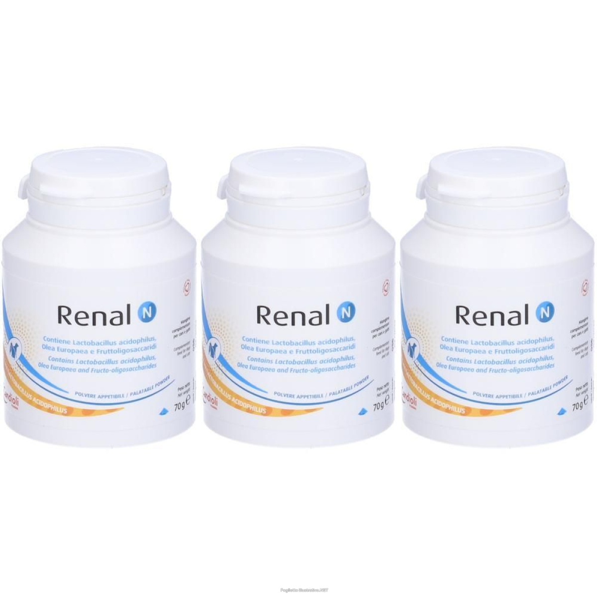 Cerca Offerte di renal n mangime complementare per cani e gatti barattolo 3x70 g polver e acquista online