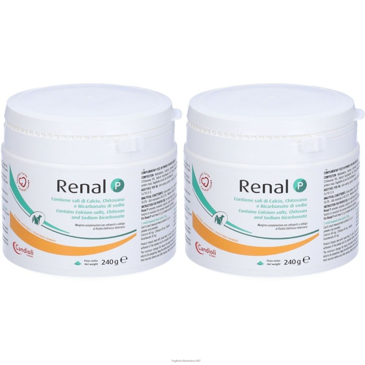 Cerca Offerte di renal p mangime complementare per cani e gatti barattolo 2x240 g polve e acquista online