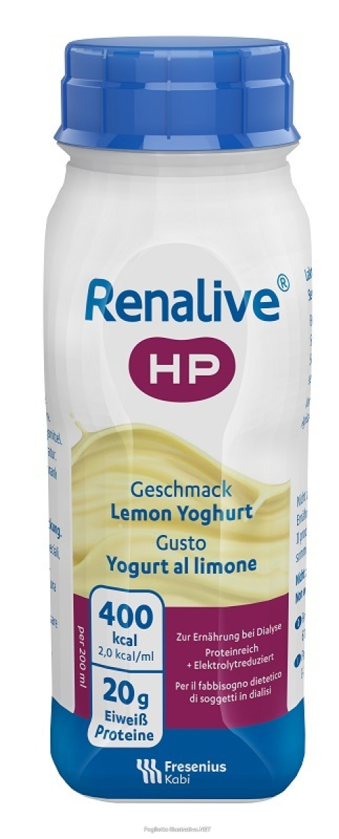 Cerca Offerte di renalive hp frutti supplemento nutrizionale orale iperproteico per malattia renale cronica gusto yogurt al limone 4 x 200ml e acquista online